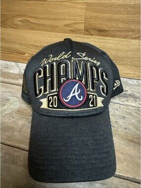 New Era 9FORTY Atlanta Braves 2021 World Series MLB On Field Snapback Hat
